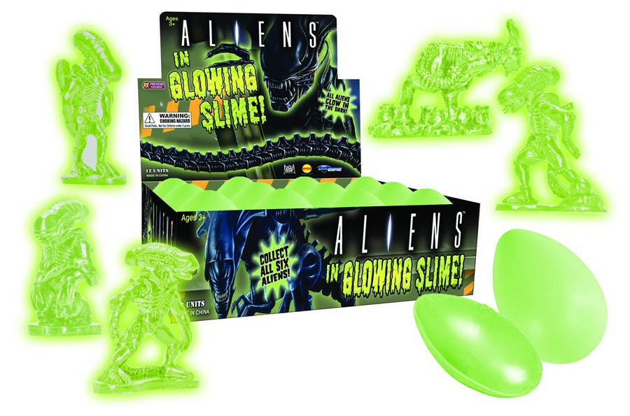 Aliens Egg With Figure Slime Toy 12-Count Display