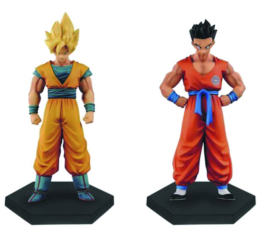 Dragon Ball Z DXF Chozousyu Super Saiyan Son Goku & Yamcha Figure Assortment Case