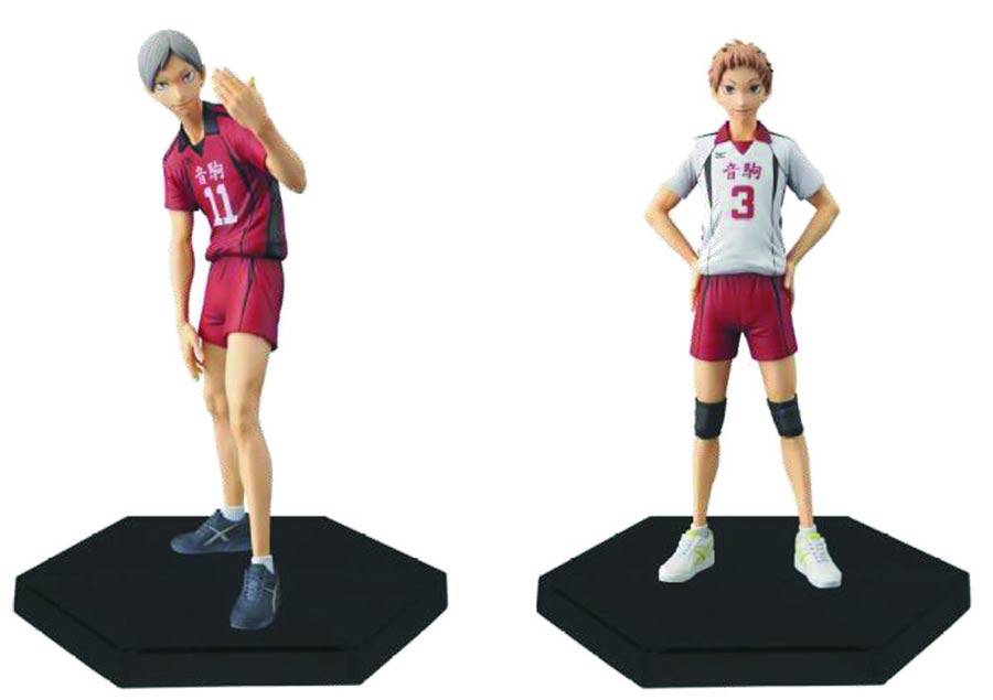 Haikyuu DXF Lev Haiba & Morisuke Yaku Figure Assortment Case