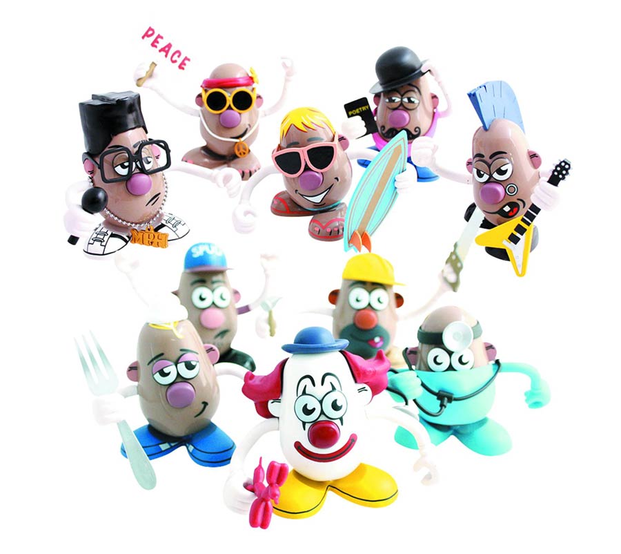 The Loyal Subjects x Mr Potato Head Mini Figure Wave 1 Blind Mystery Box 16-Piece Display