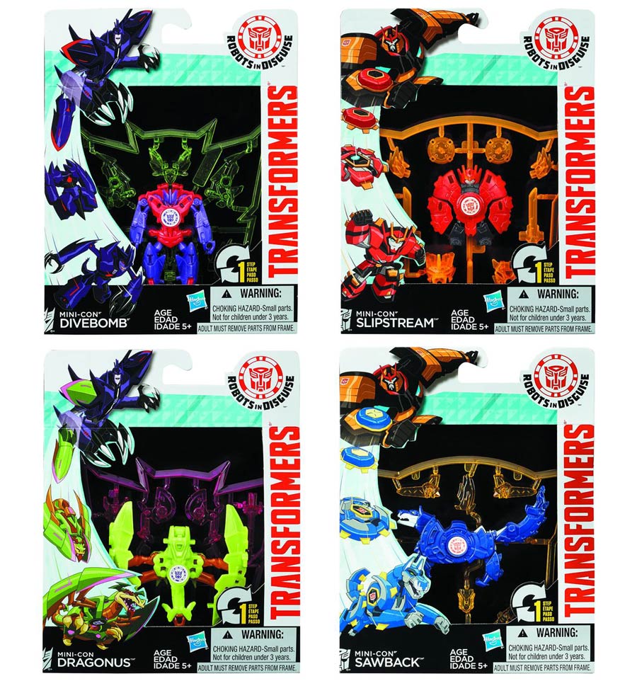 Transformers Robots In Disguise Mini-Con Action Figure Assortment Case 201501