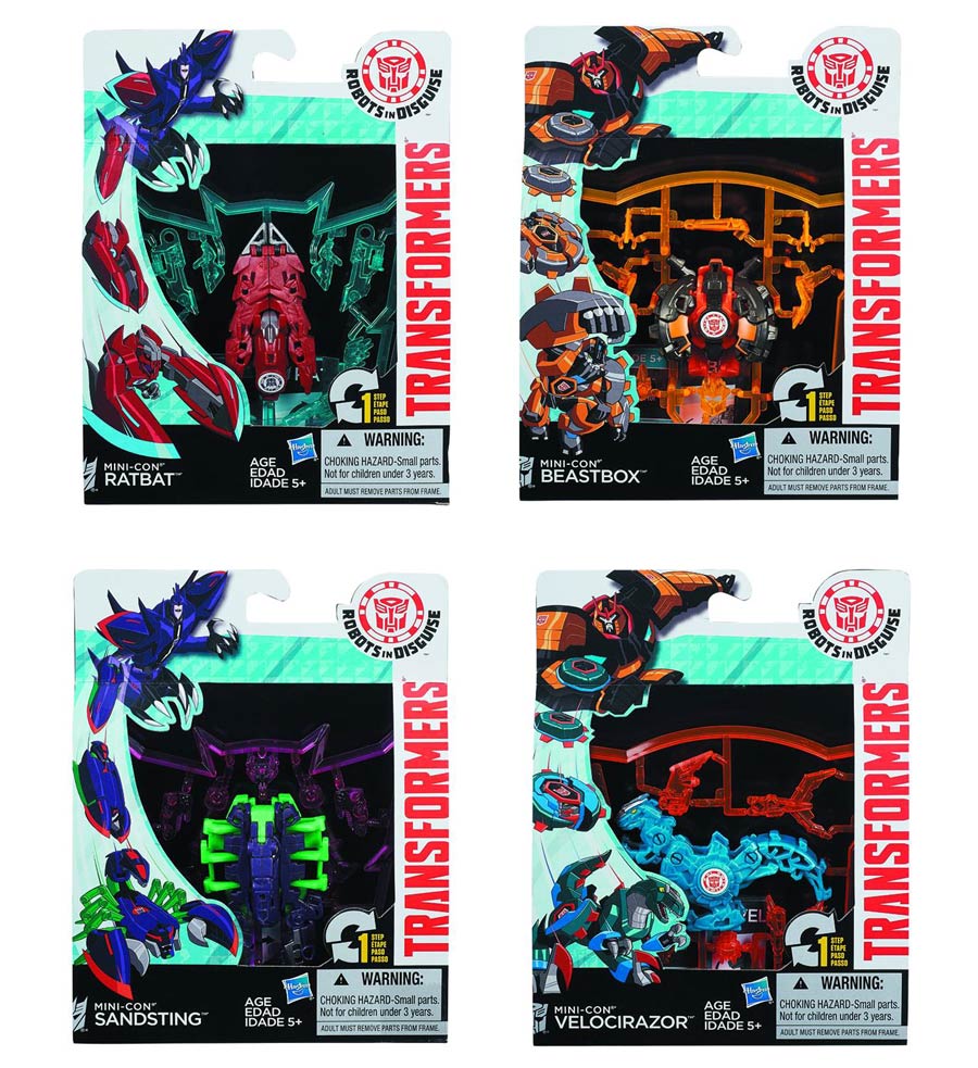 Transformers Robots In Disguise Mini-Con Action Figure Assortment Case 201502