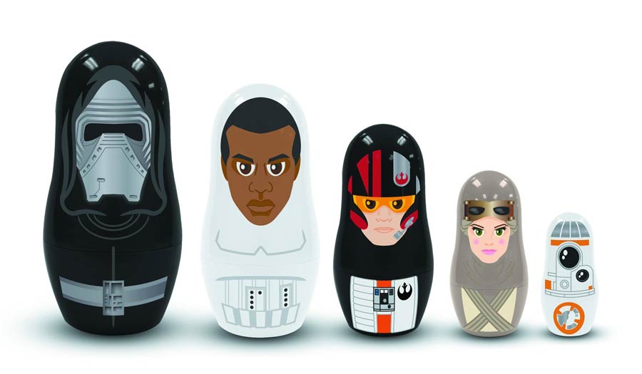 Star Wars Episode VII The Force Awakens Nesting Doll Set