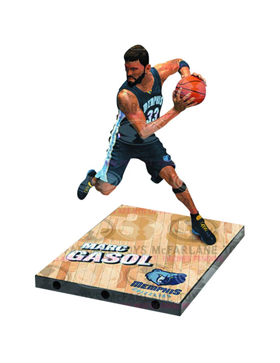 McFarlanes Sports Picks NBA Series 28 Marc Gasol Action Figure Case