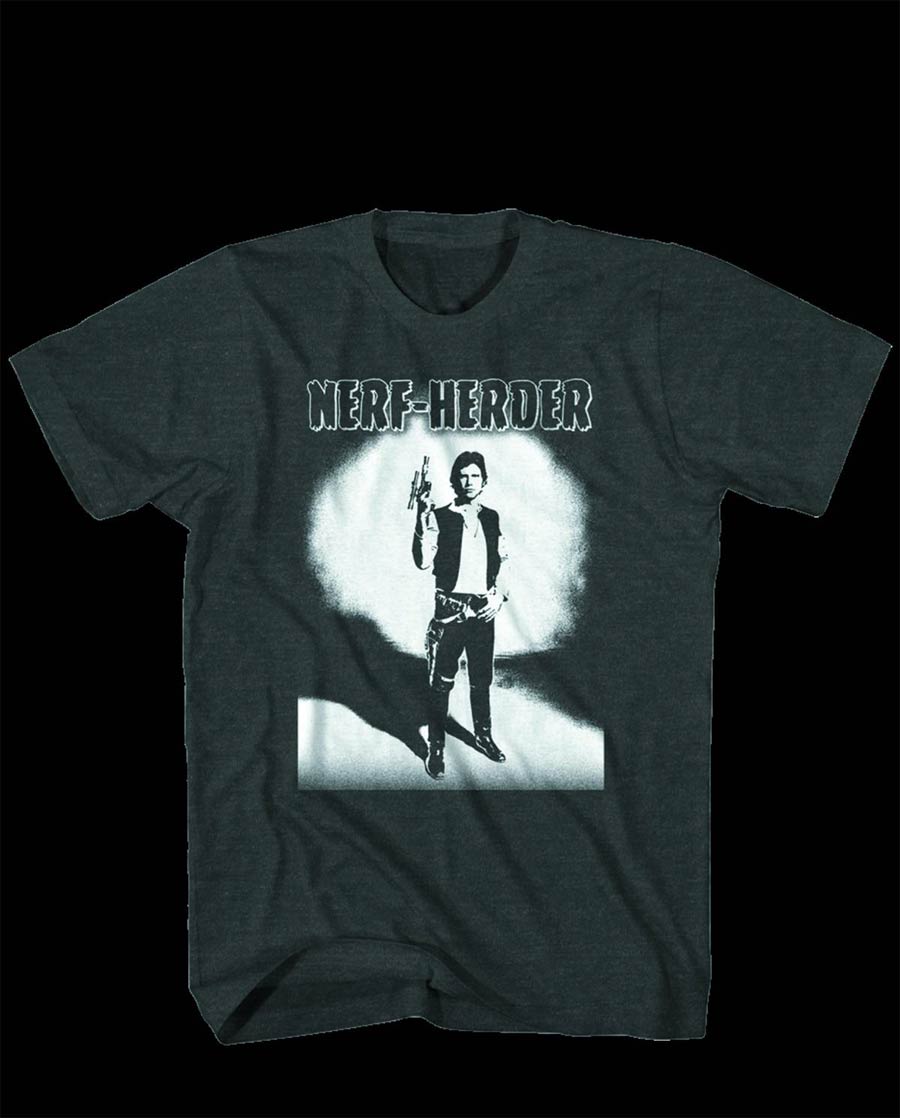 Star Wars Nerf-Herder Charcoal Heather T-Shirt Large