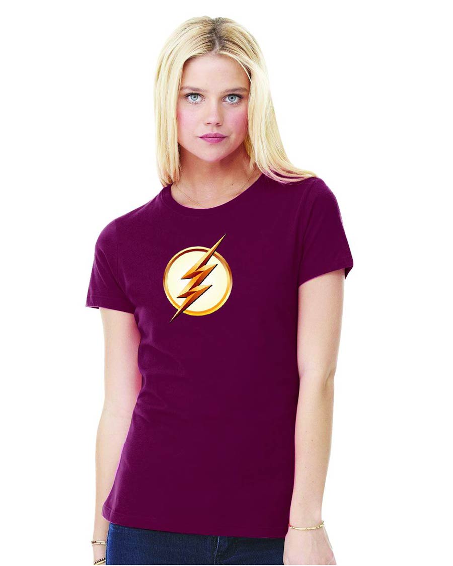 Flash TV Symbol Season 2 Womens T-Shirt Large
