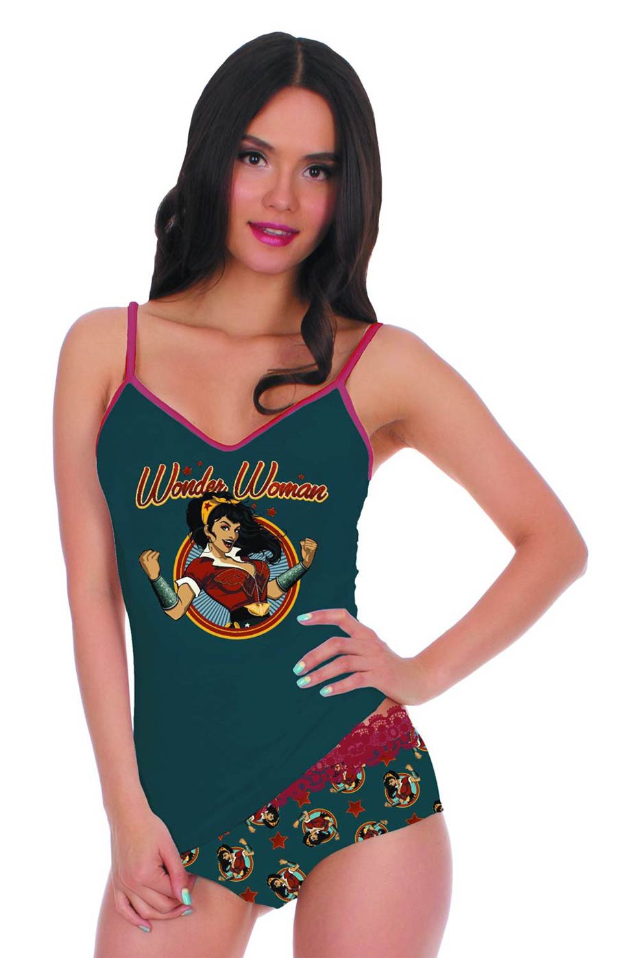 DC Bombshells Wonder Woman Previews Exclusive Camisole Panty Set Small