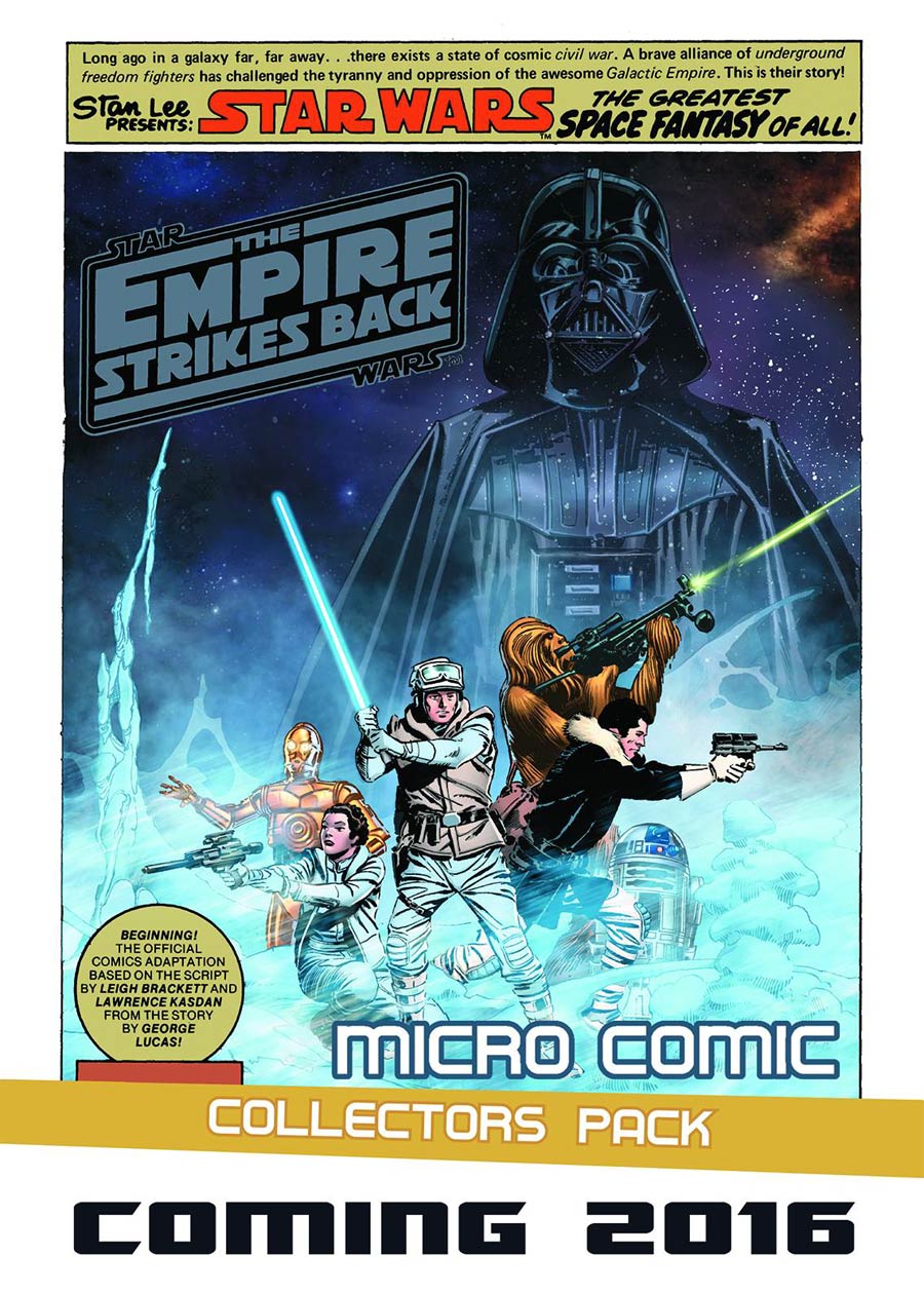 Star Wars The Empire Strikes Back Micro Comic Collectors Pack Display