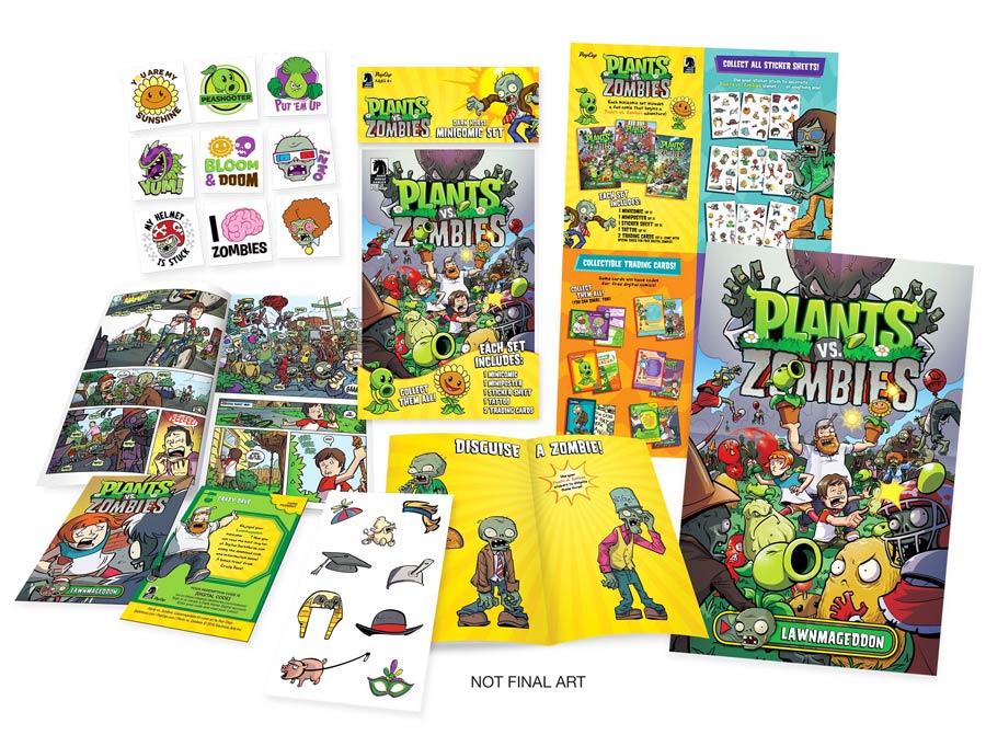 Plants vs Zombies Minicomic Pack Display Box