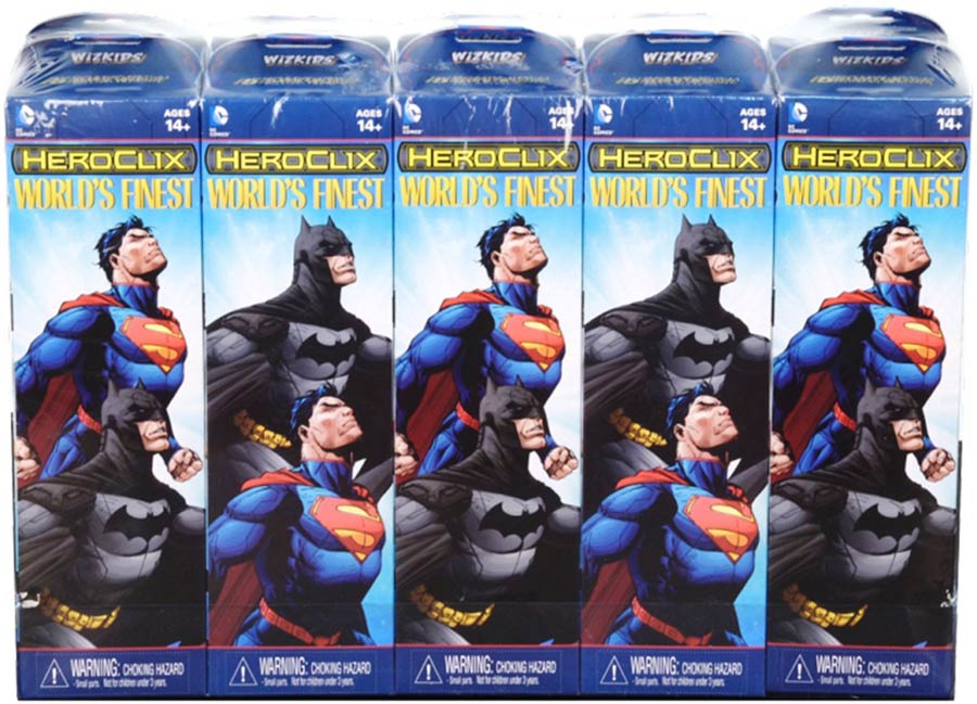 DC HeroClix Worlds Finest Brick Of 10 Booster Packs
