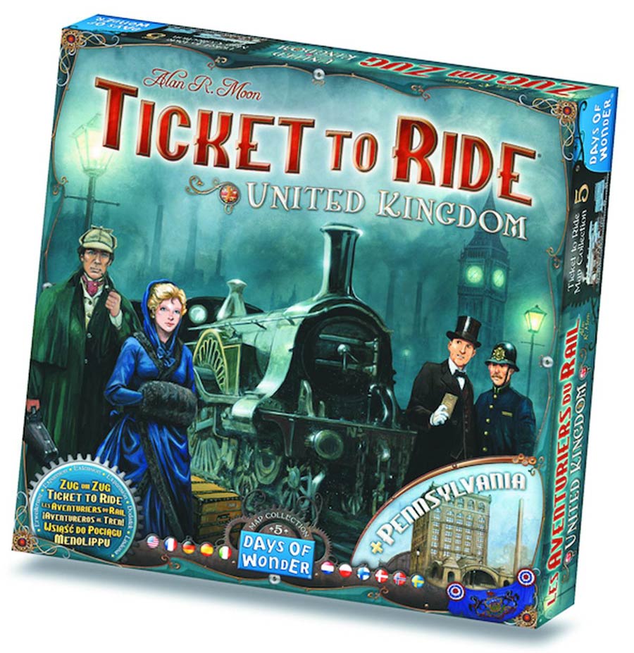 Ticket To Ride Map Collection 5 United Kingdom