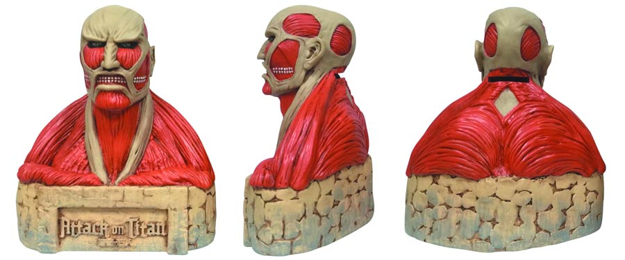 Attack On Titan Colossal Titan Bust Bank