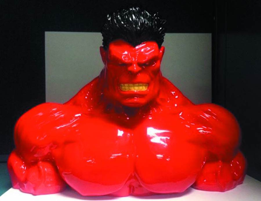 Red Hulk Ceramic Coin Bank