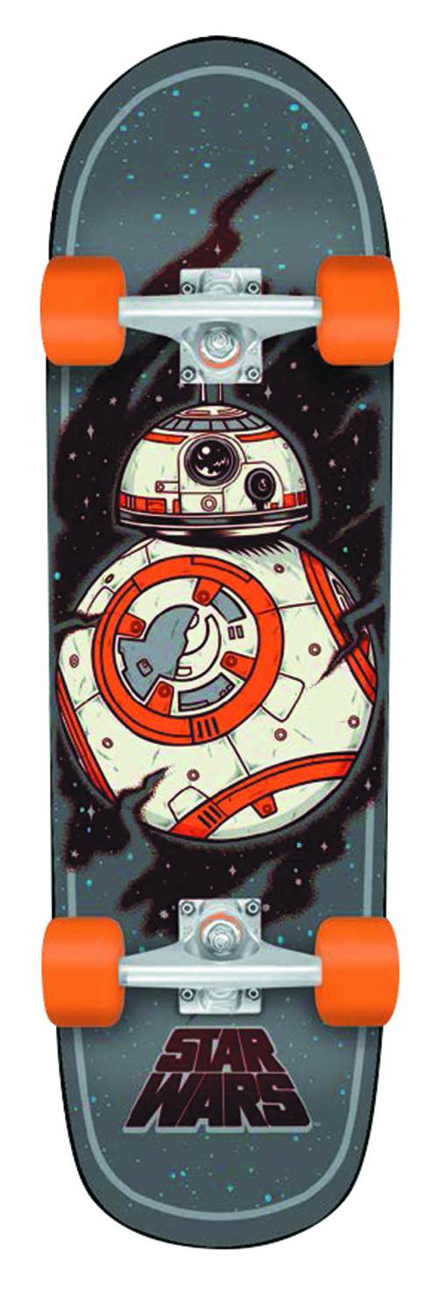 Star Wars Episode VII The Force Awakens Cruzer Skateboard - BB-8 Skateboard Complete