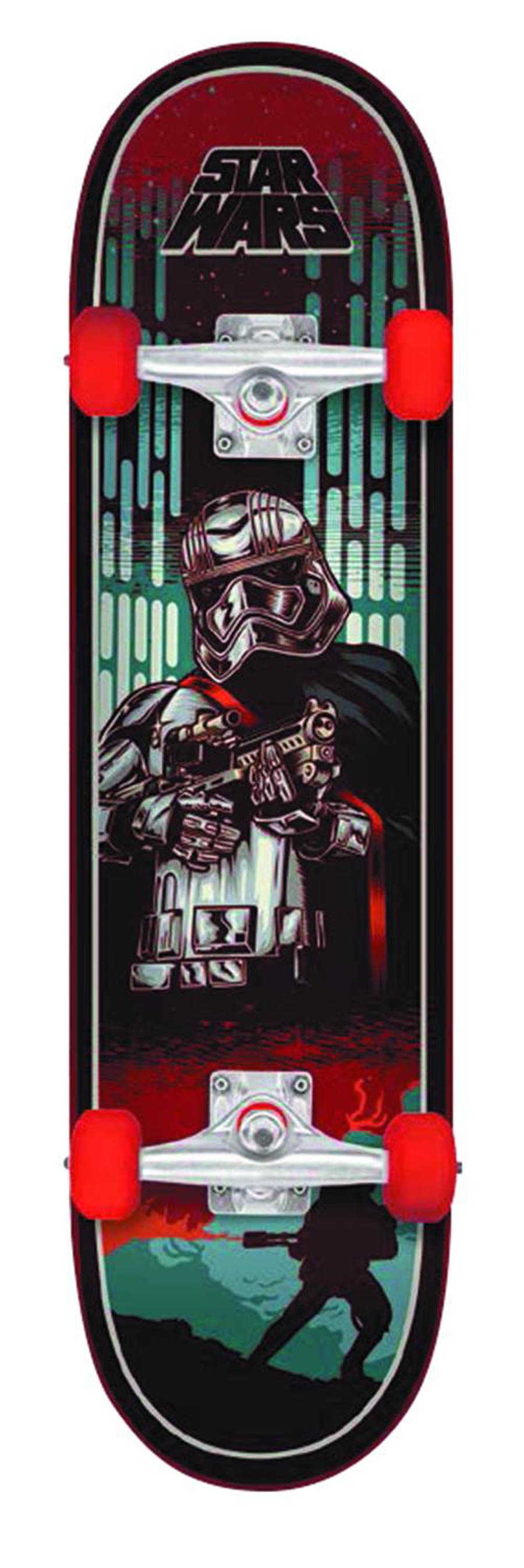 Star Wars Episode VII The Force Awakens Cruzer Skateboard - Captain Phasma Micro SK8 Complete