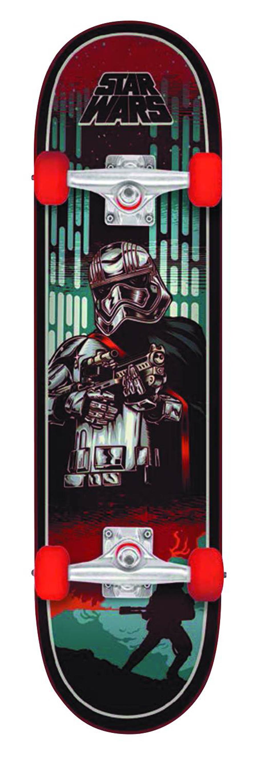 Star Wars Episode VII The Force Awakens Cruzer Skateboard - Captain Phasma Mid SK8 Complete