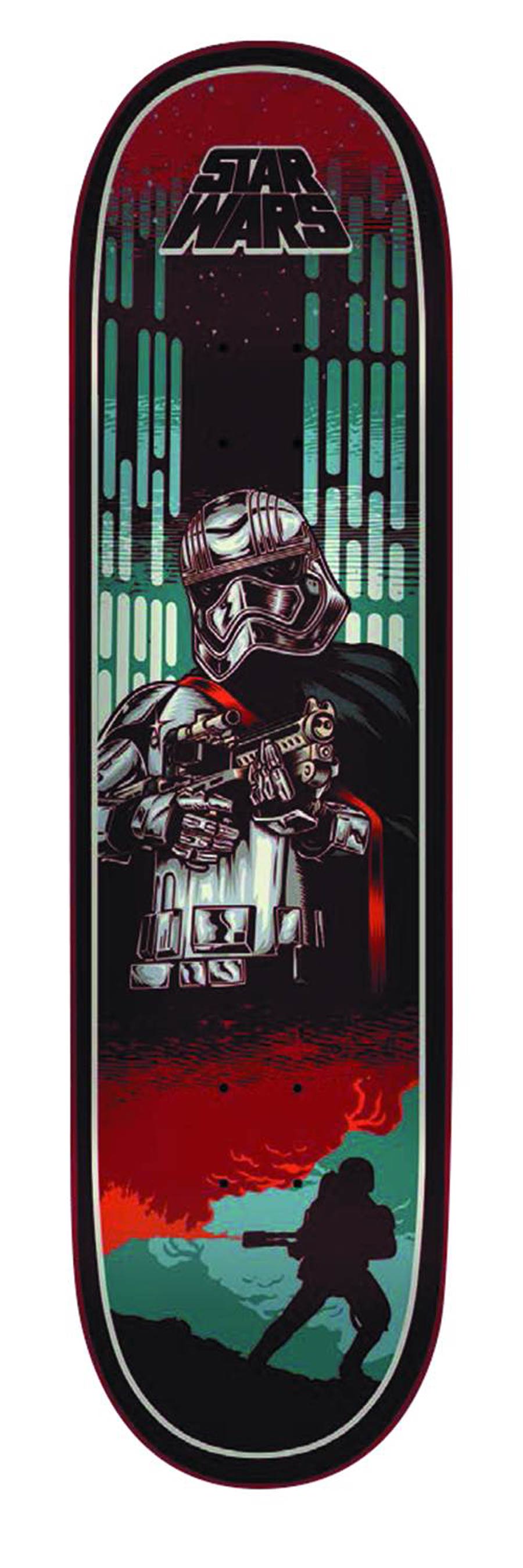 Star Wars Episode VII The Force Awakens Cruzer Skateboard - Captain Phasma Skateboard Deck