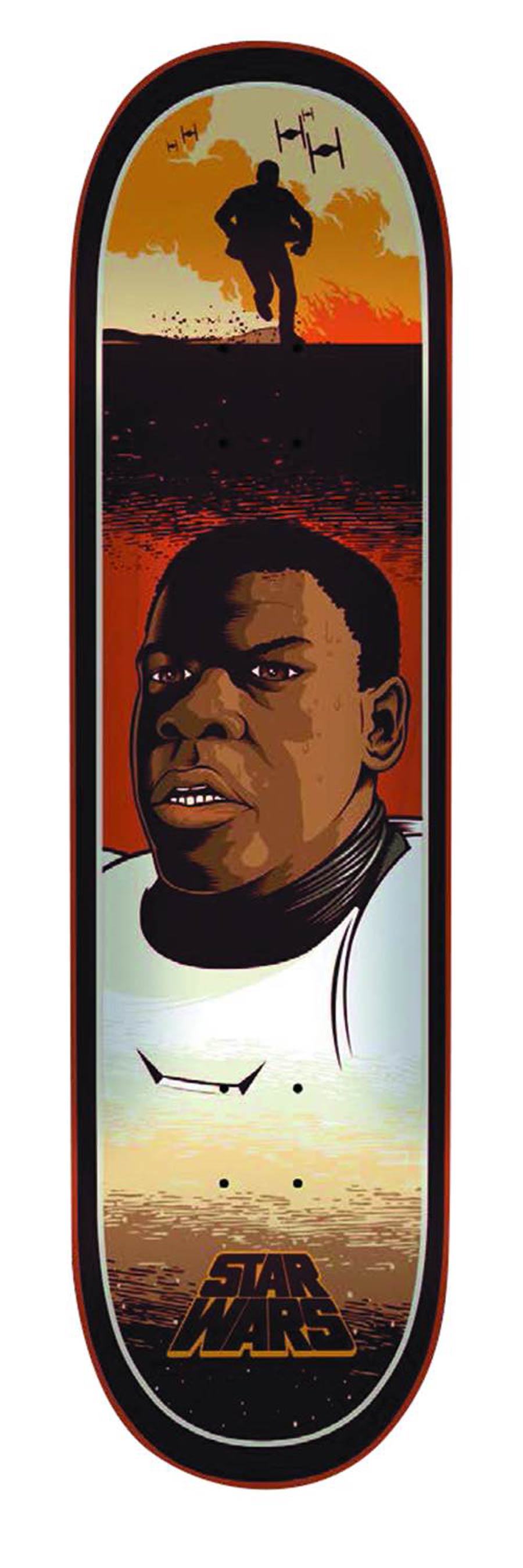 Star Wars Episode VII The Force Awakens Cruzer Skateboard - Finn Skateboard Deck