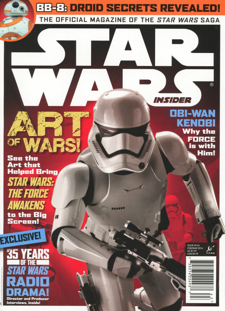 Star Wars Insider #163 Feb / Mar 2016 Newsstand Edition