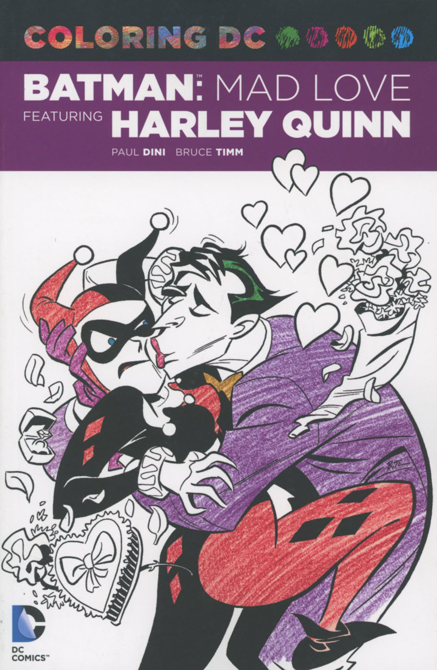 Coloring DC Batman Mad Love Featuring Harley Quinn TP