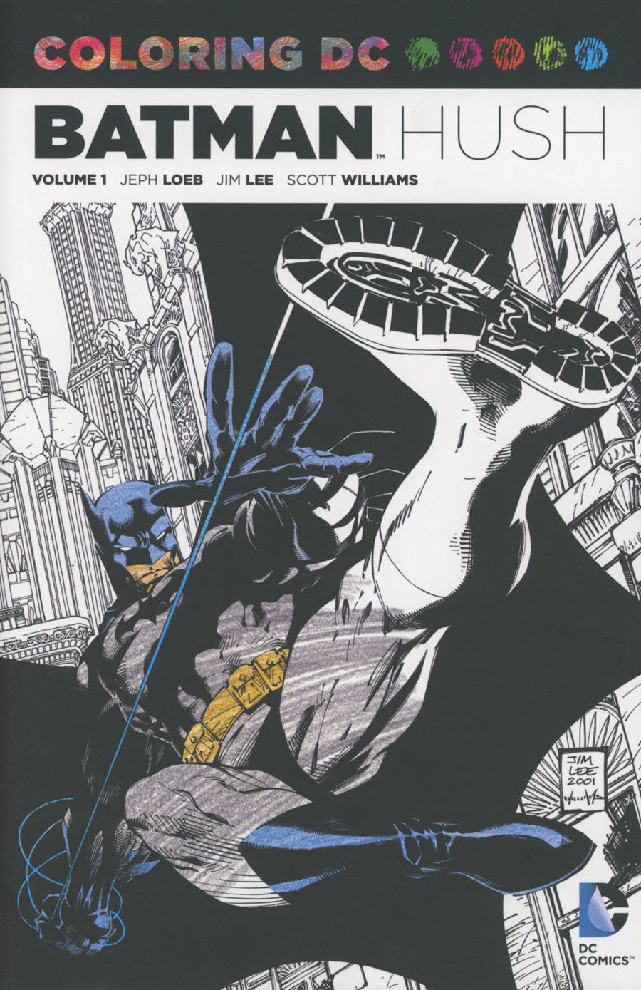 Coloring DC Batman Hush Vol 1 TP