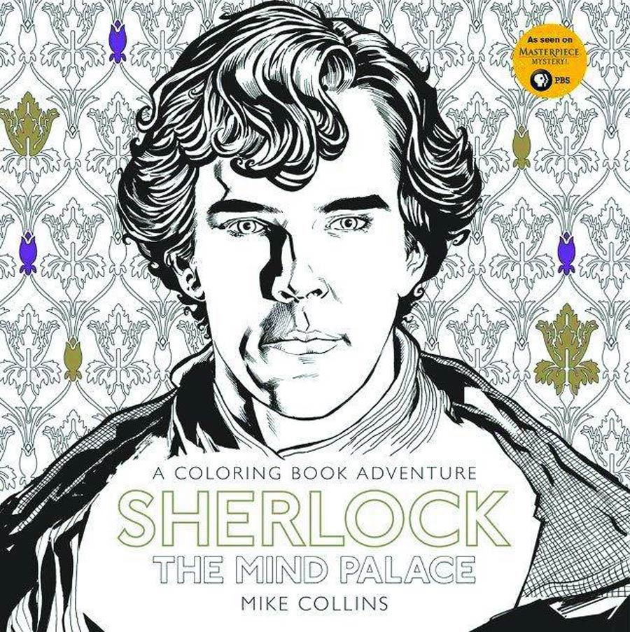 Sherlock Mind Palace Adult Coloring Book Adventure
