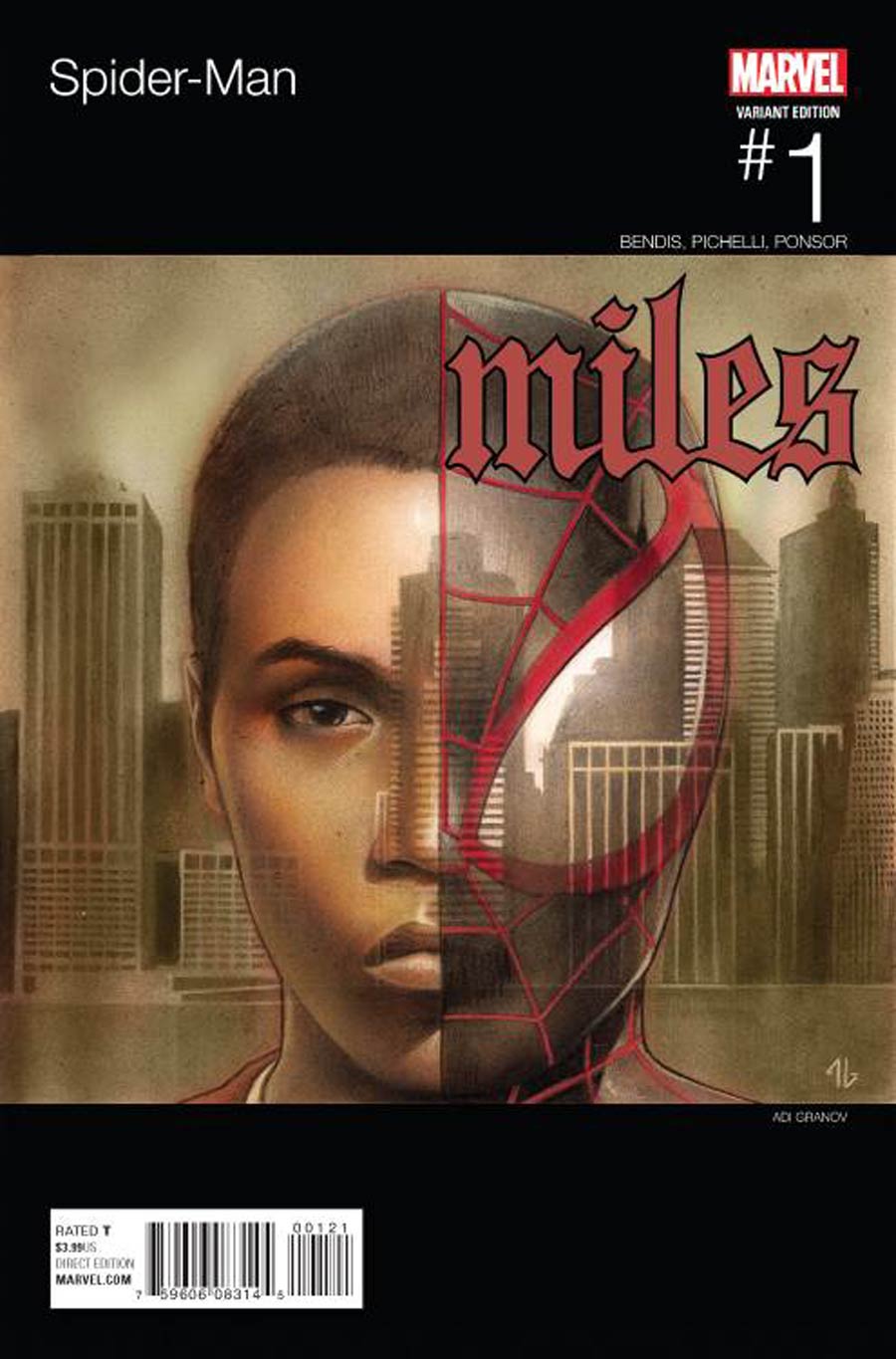 Spider-Man Vol 2 #1 Cover B Variant Adi Granov Marvel Hip-Hop Cover