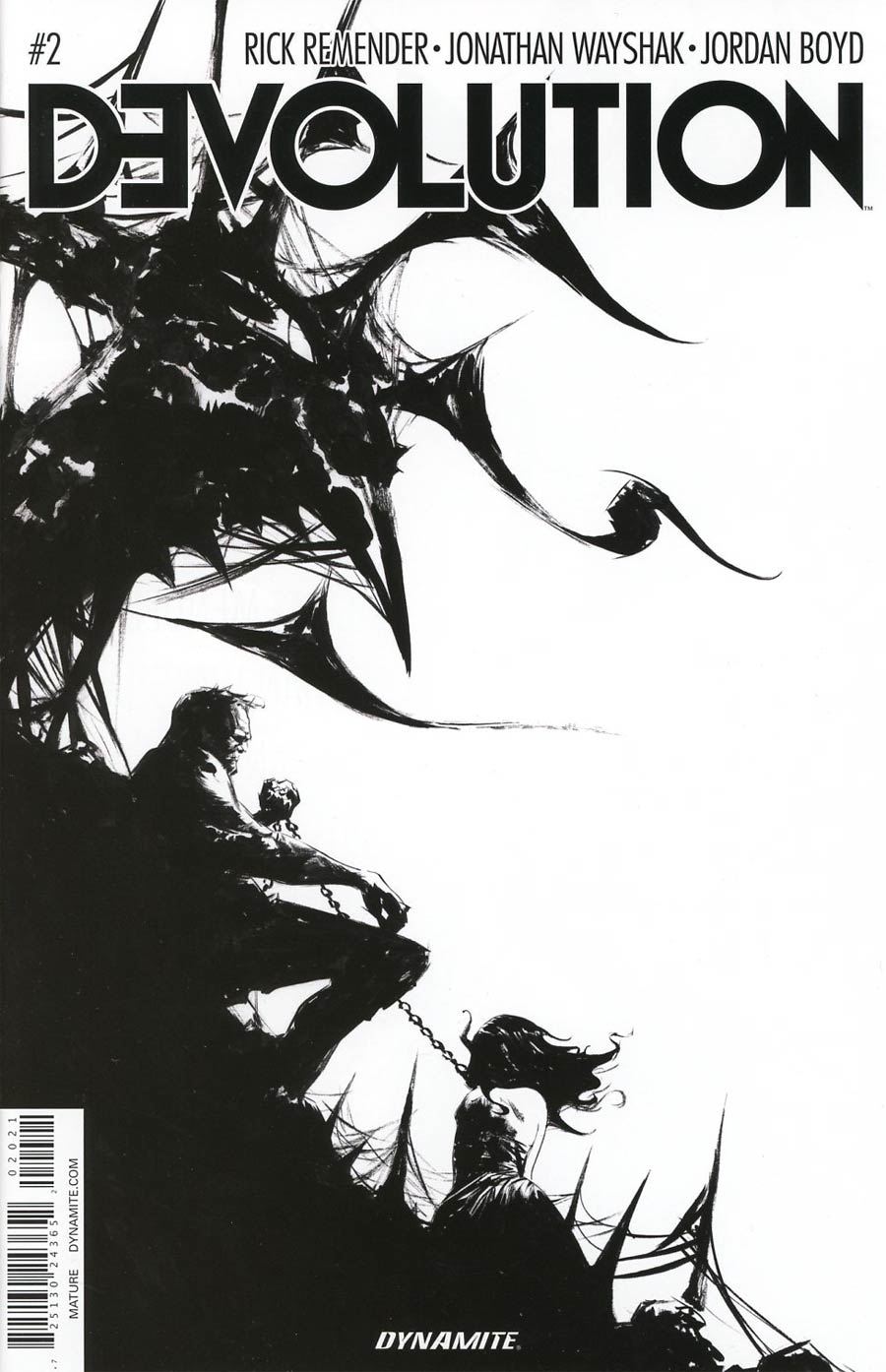 Devolution #2 Cover B Incentive Jae Lee Black & White Cover