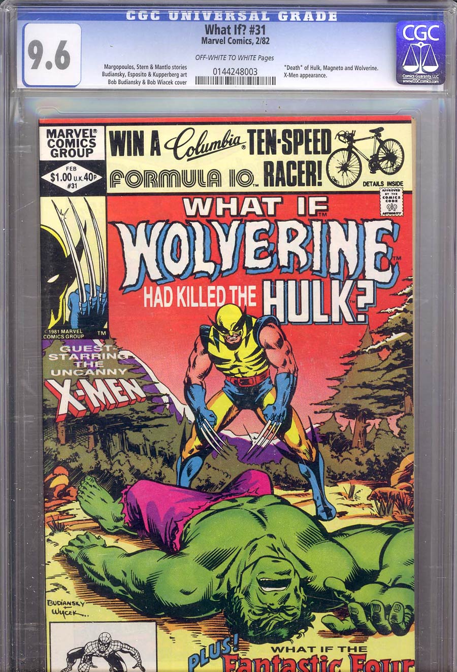 What If #31 Cover B CGC 9.6