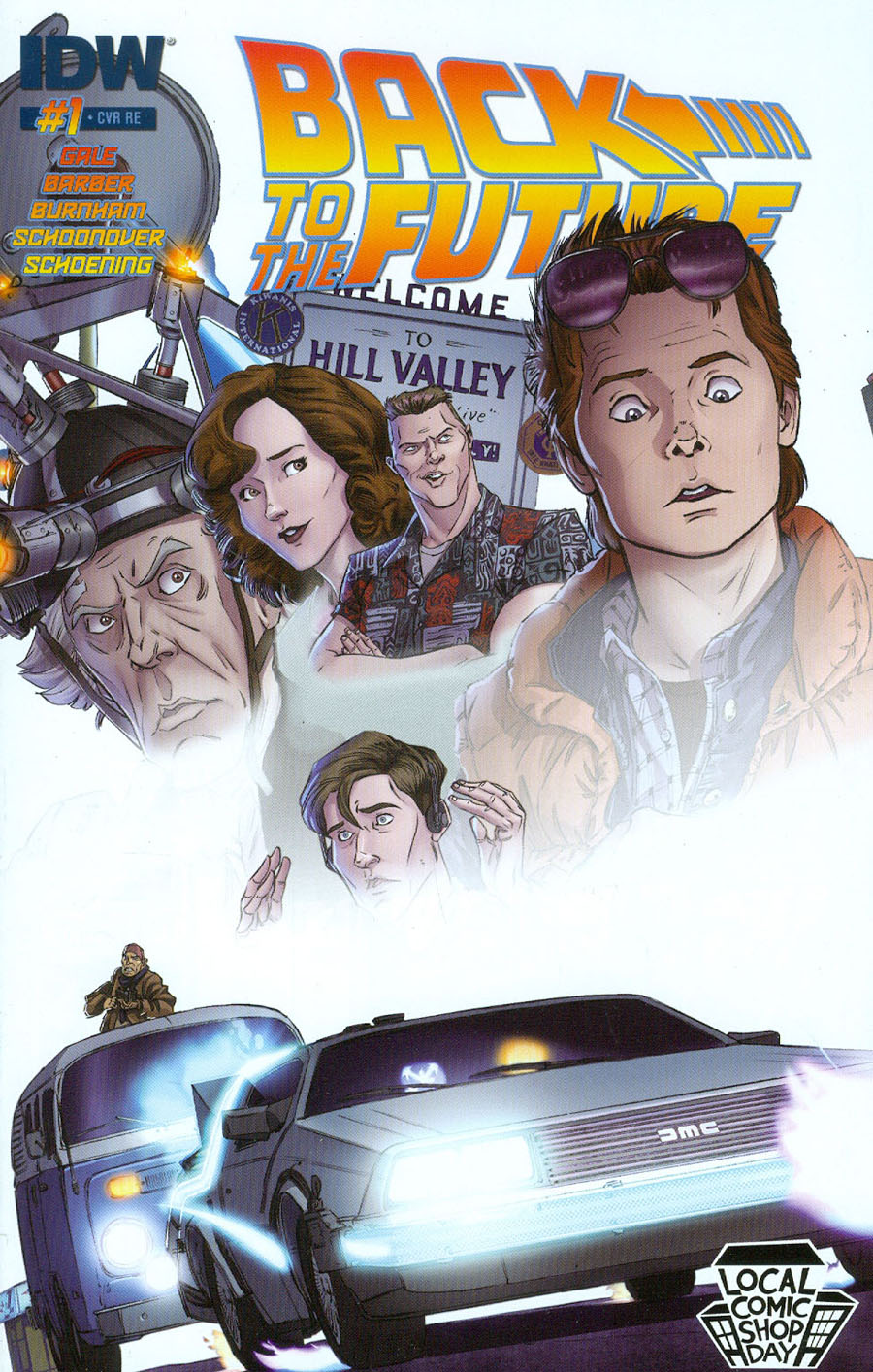 LCSD 2015 Back To The Future Vol 2 #1 Variant LCSD Cover