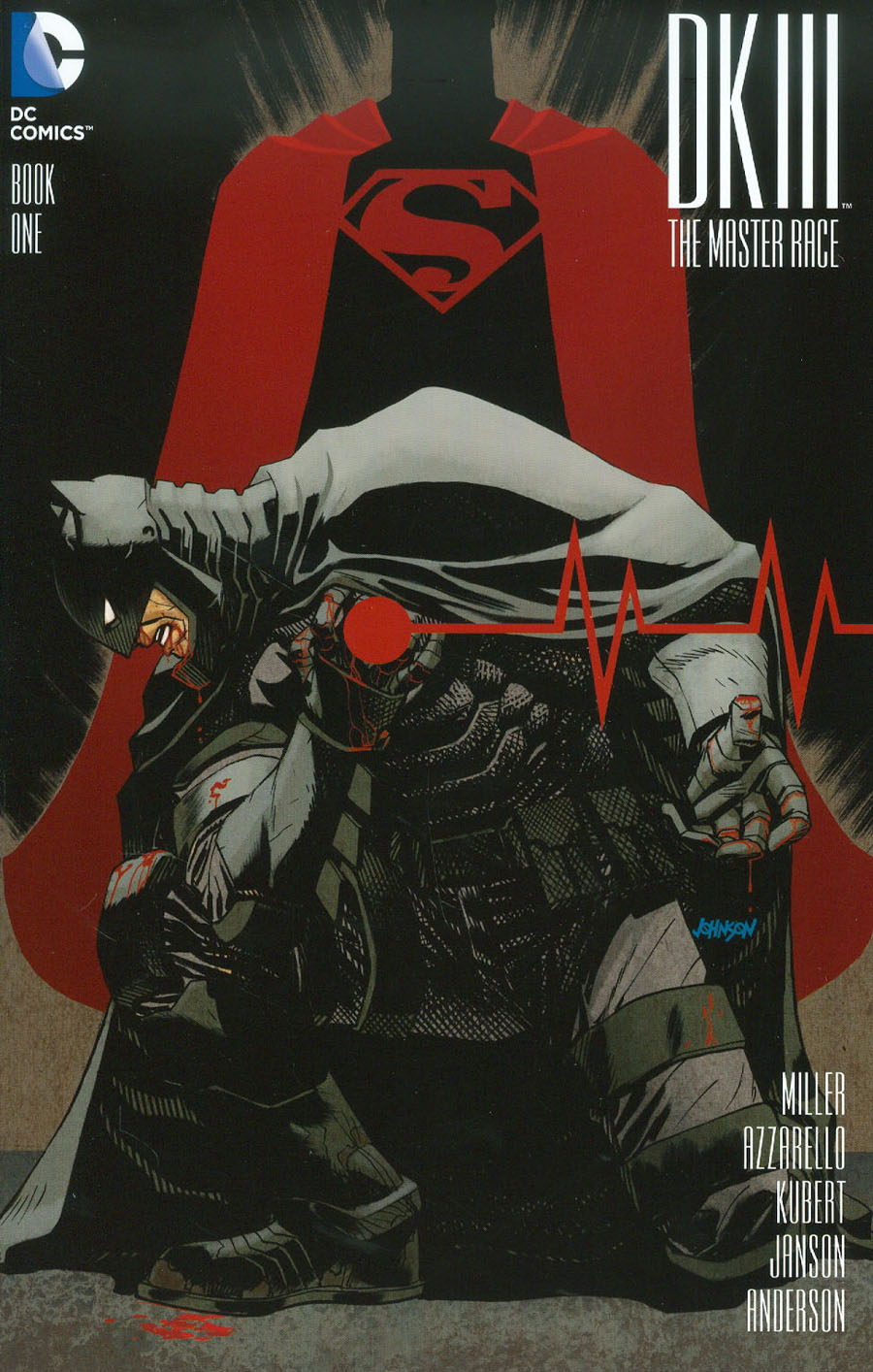 LCSD 2015 Dark Knight III The Master Race #1 Variant Dave Johnson Cover