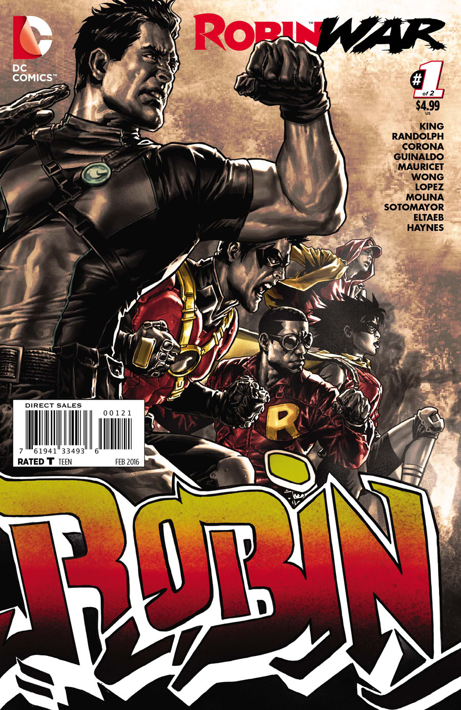 Robin War #1 Cover B Incentive Lee Bermejo Variant Cover (Robin War Part 1)