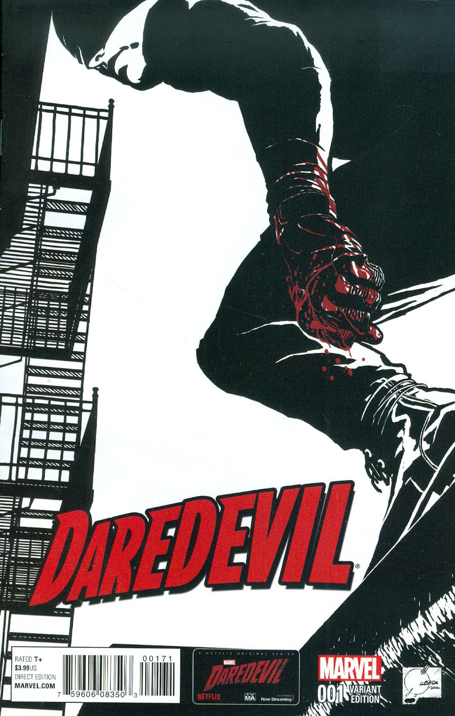 Daredevil Vol 5 #1 Cover G Incentive Joe Quesada Variant Cover