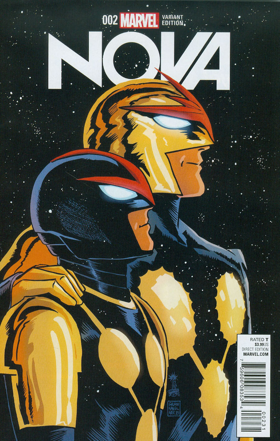 Nova Vol 6 #2 Cover C Incentive Francesco Francavilla Variant Cover