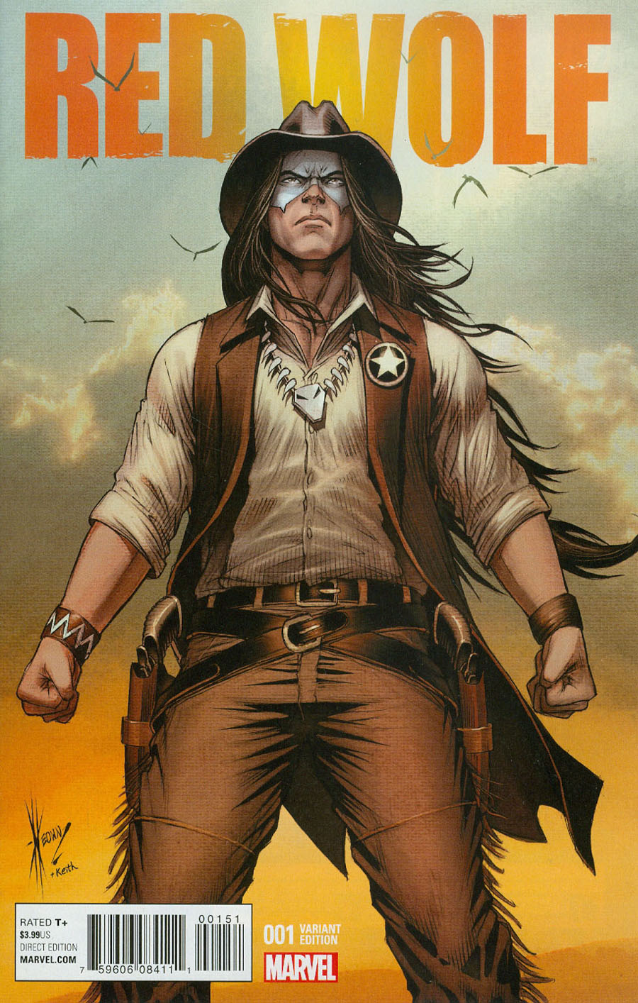 Red Wolf Vol 2 #1 Cover E Incentive Dale Keown Variant Cover