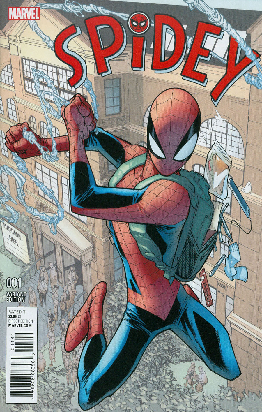 Spidey #1 Cover D Incentive Humberto Ramos Variant Cover