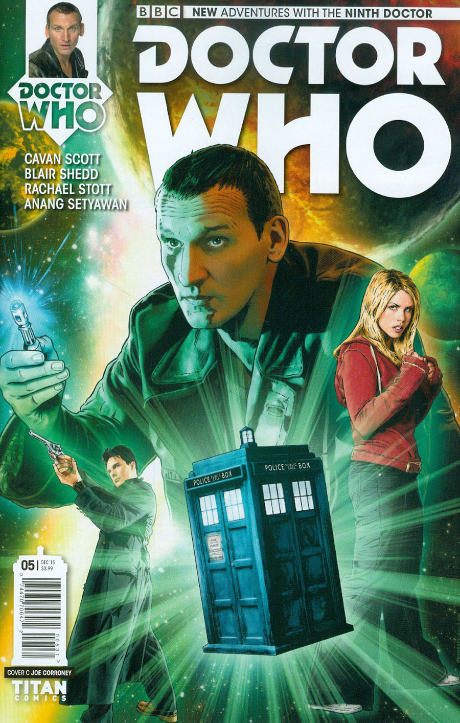 Doctor Who 9th Doctor #5 Cover C Incentive Joe Corroney Variant Cover