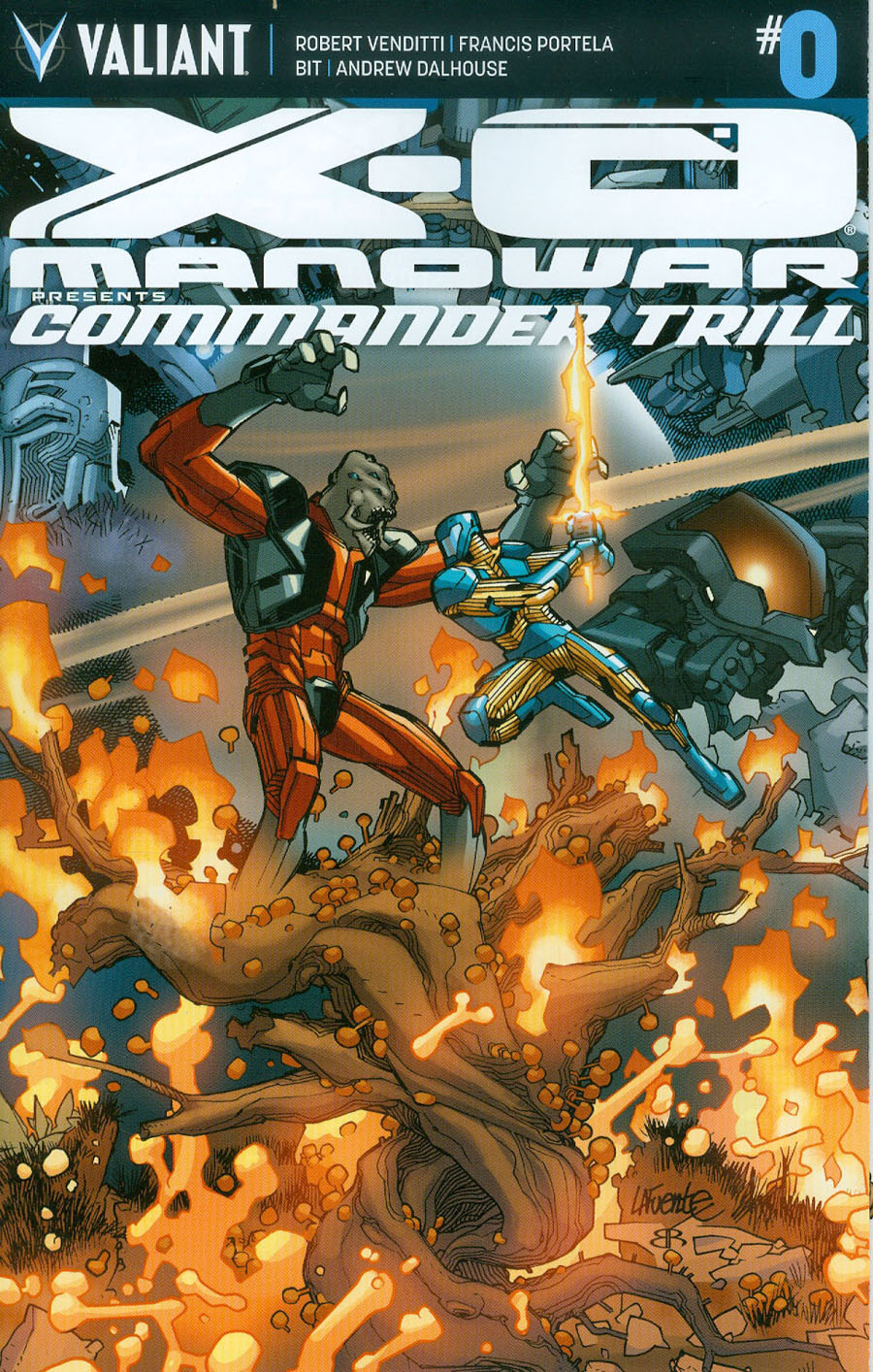 X-O Manowar Presents Commander Trill #0 Cover C Incentive David Lafuente Gatefold Variant Cover