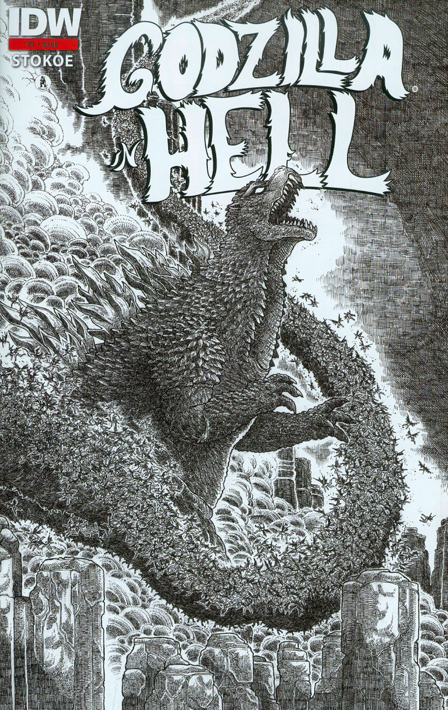 Godzilla In Hell #1 Cover D 3rd Ptg James Stokoe Variant Cover