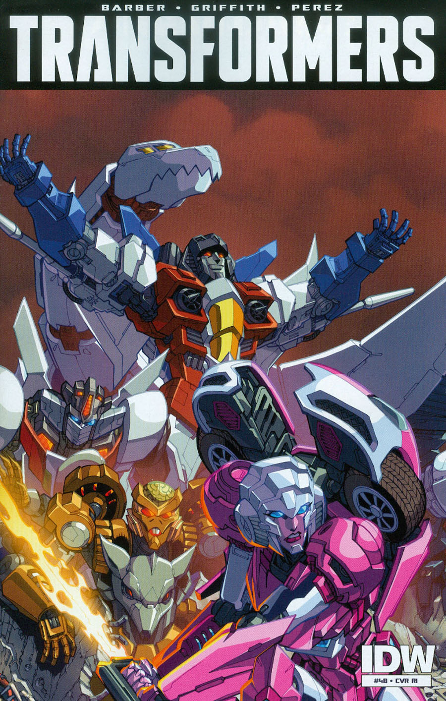 Transformers Vol 3 #48 Cover C Incentive Alex Milne Variant Cover