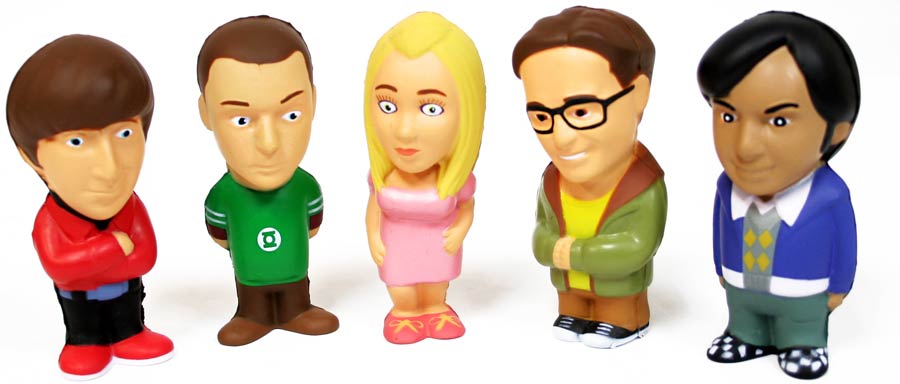 Big Bang Theory Stress Doll 5-Pack Gift Set