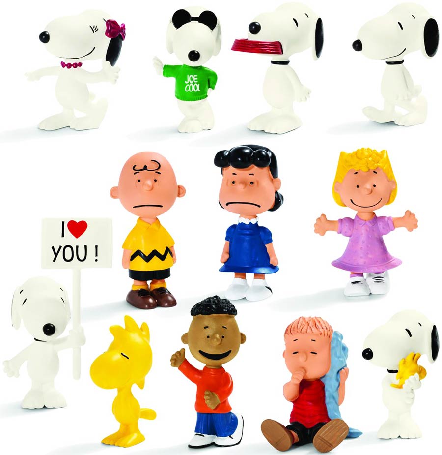 Peanuts PVC Figurine 36 Counter Top Display Assortment Case