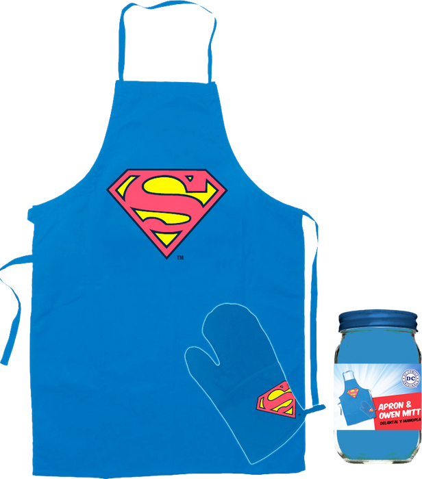 DC Heroes Apron & Glove Set - Superman