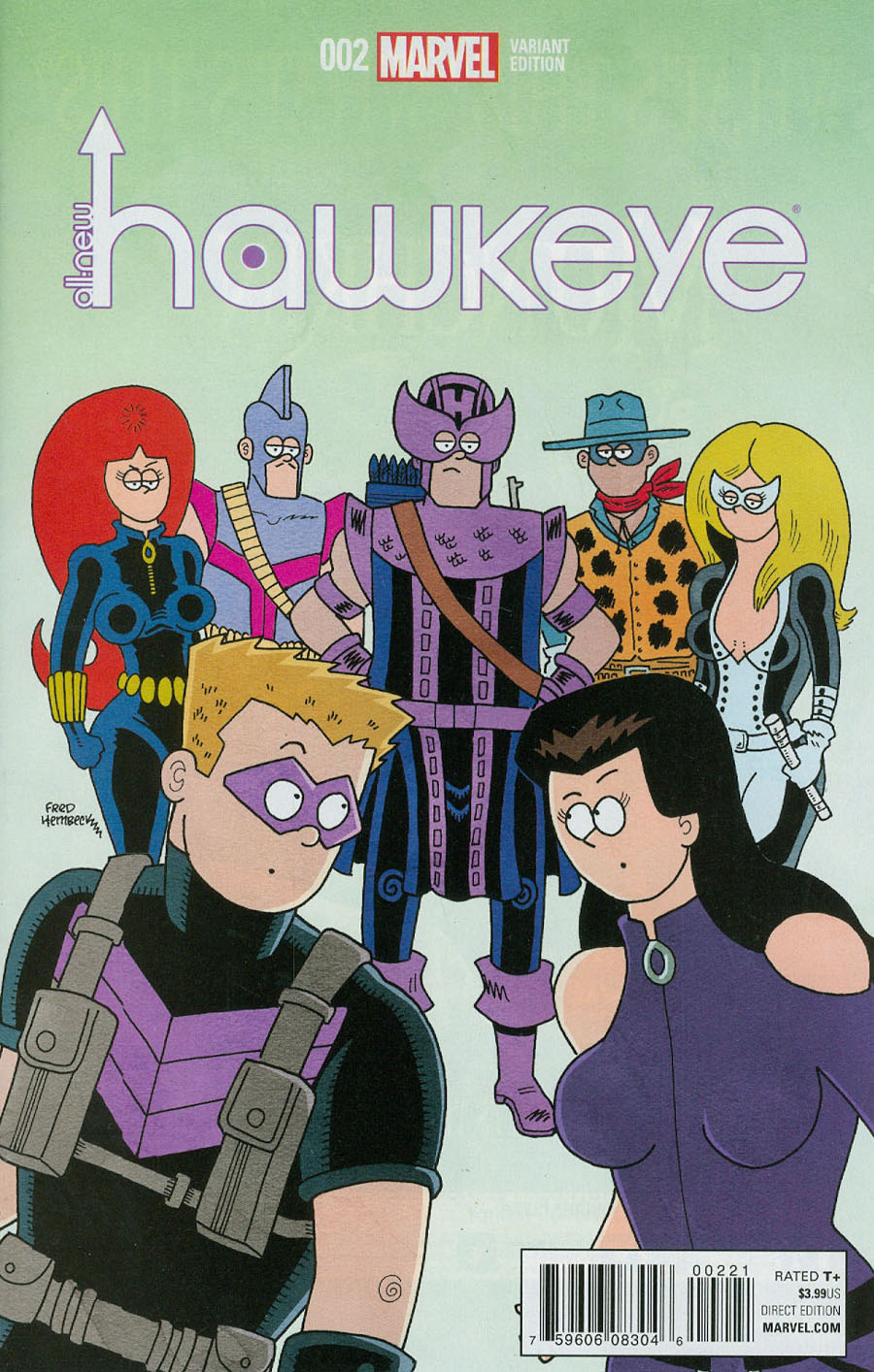 All-New Hawkeye Vol 2 #2 Cover B Incentive Fred Hembeck Variant Cover