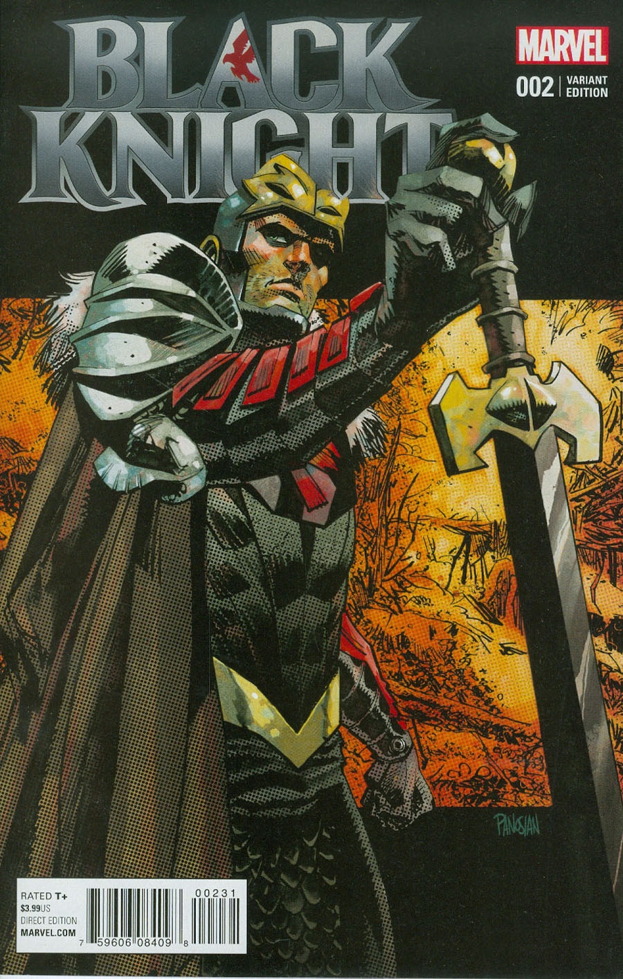 Black Knight Vol 4 #2 Cover C Incentive Dan Panosian Variant Cover