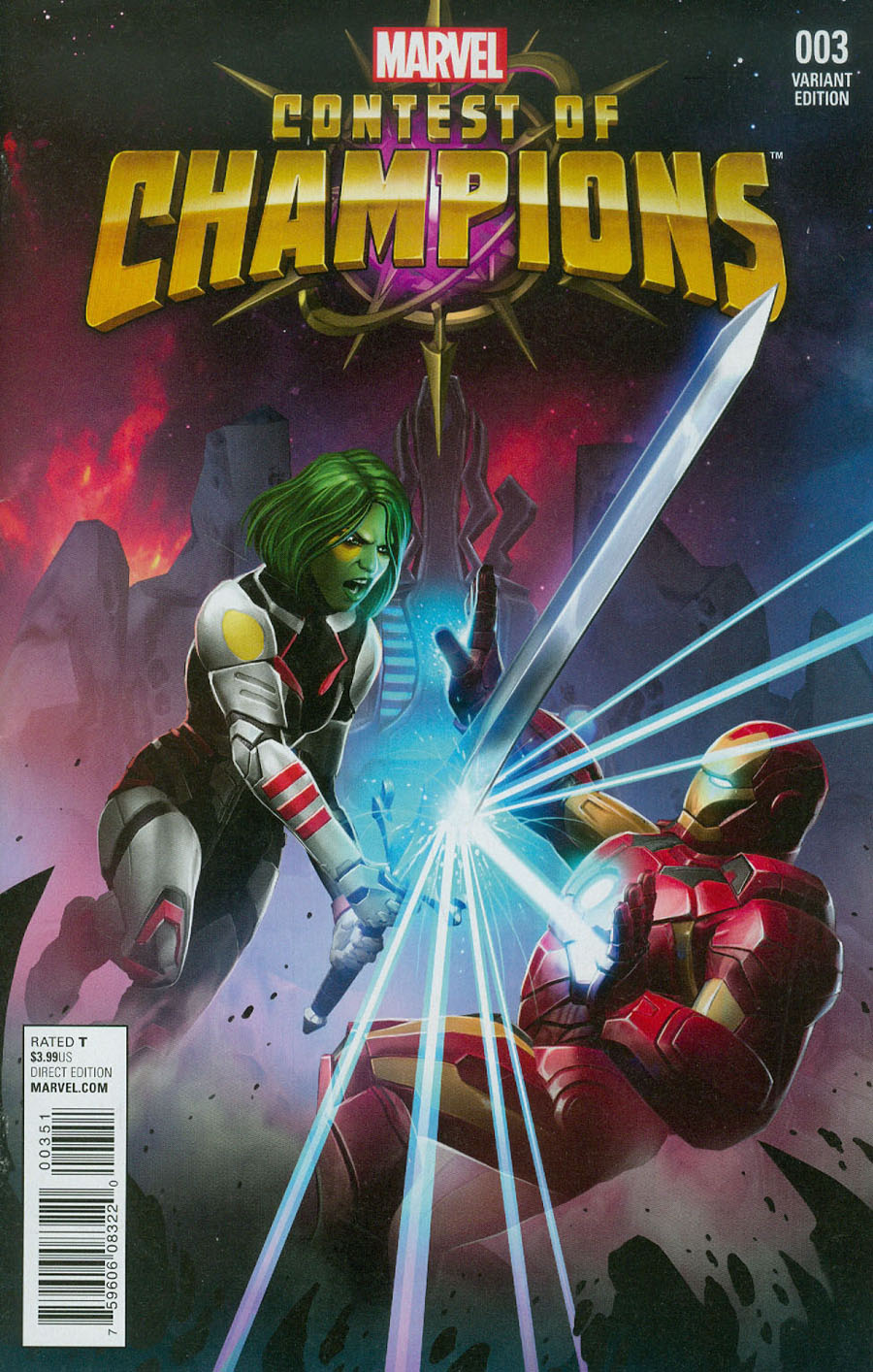 Contest Of Champions Vol 3 #3 Cover C Incentive Kabam Contest Of Champions Game Variant Cover