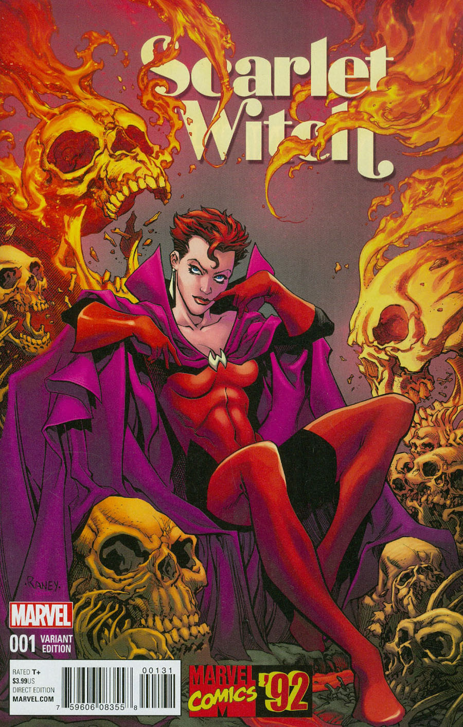 Scarlet Witch Vol 2 #1 Cover C Incentive Tom Raney Marvel 92 Variant Cover