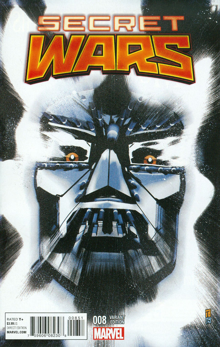 Secret Wars #8 Cover G Incentive Tomm Coker Variant Cover