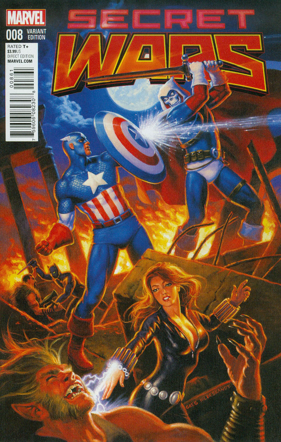 Secret Wars #8 Cover H Incentive Classic Variant Cover