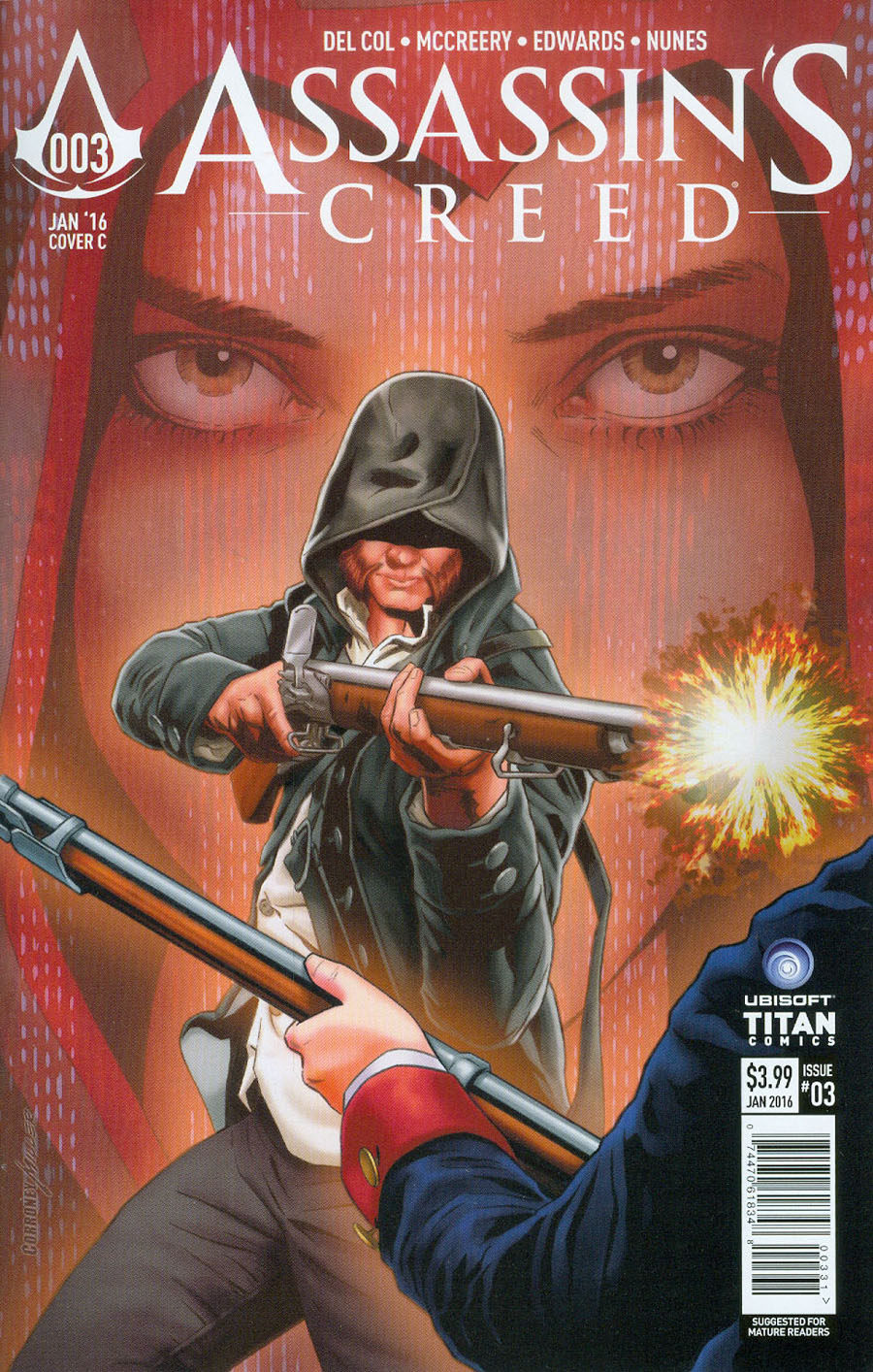 Assassins Creed #3 Cover C Variant Joe Corroney Cover